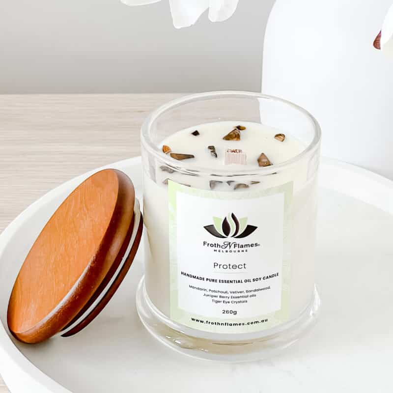 protect essential oil candle