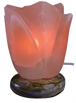 lotus flower himalayan salt lamp