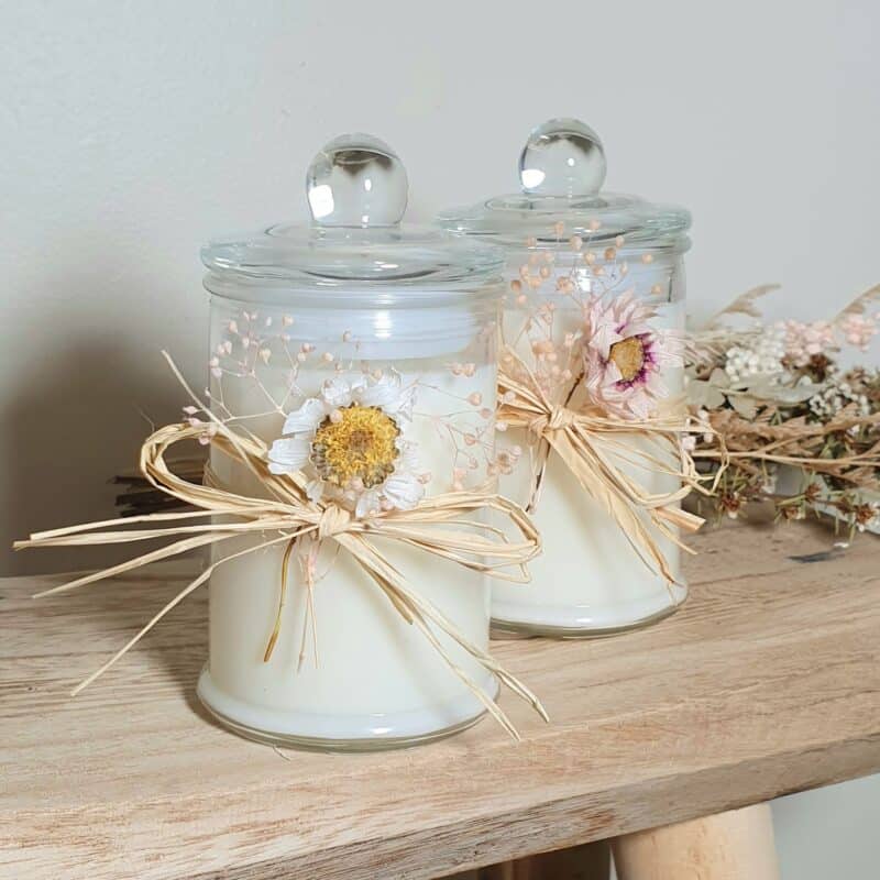 wildflowers candle